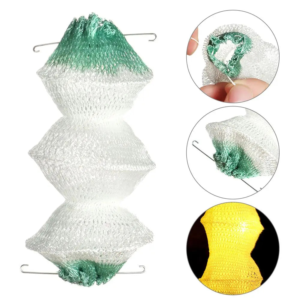 4Pcs Gas Lamps Gauze Lantern Mantles Gas Lamp Cover Durable Gauze Mesh Camping Lamp Pressure Lamp Mantles Spare Parts