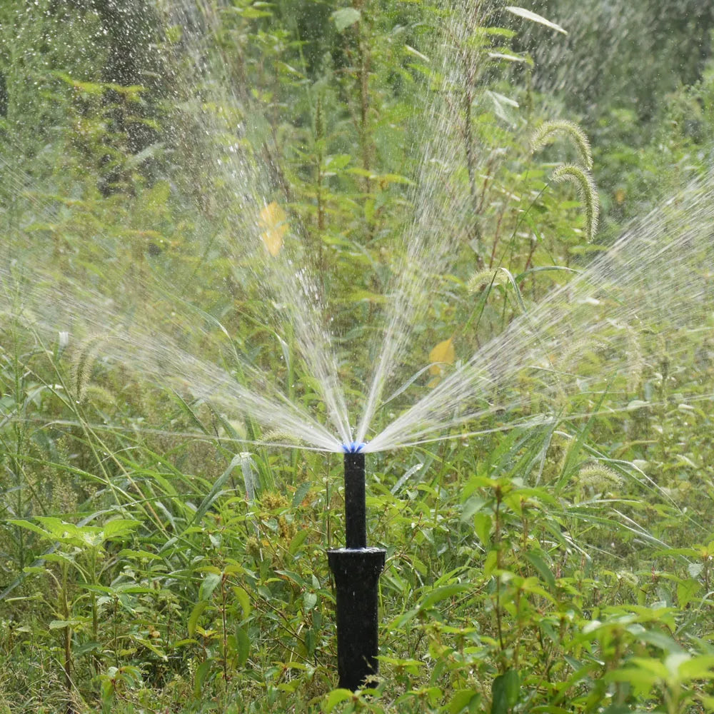Garden Lawn Popup Sprinkler 90/180/360 Degree Rotation Sprinkler Adjustable Replacement Scattering Nozzles for Irrigation