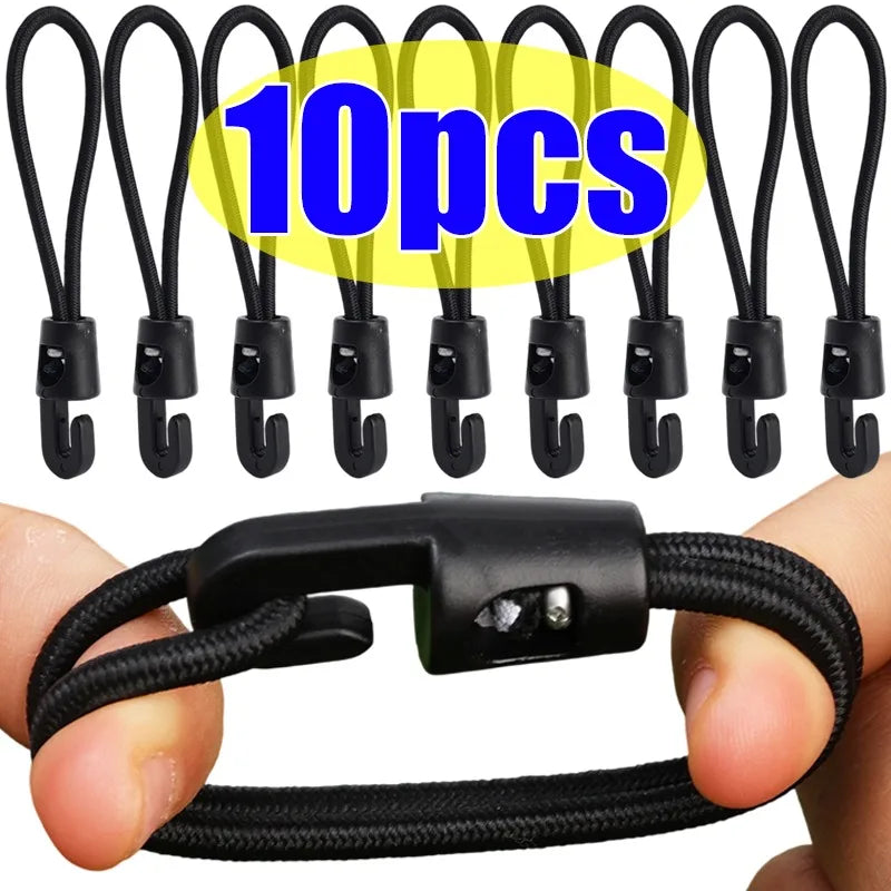 10/15/25Cm Elastic Bungee Cord Set Tied Rope High Elasticity Luggage Straps Rope for Bikes Tie Downs Camping & Cars Cord Tie