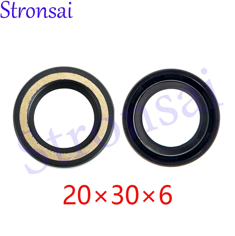93101-20048 Oil Seal S-Type Replaces for Yamaha Parsun Hidea Outboard Motor 15HP 25HP 93102-20484 Size 20*30*6 Boat Engine Parts