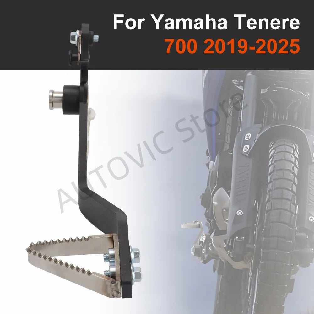 Brake Lever Pedal Shift Lever for Yamaha Tenere 700 2019-2025 T7 T700 XTZ 700 Rear Brake Pedal OEM Braking Flexing Reduce