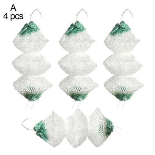 4Pcs Gas Lamps Gauze Lantern Mantles Gas Lamp Cover Durable Gauze Mesh Camping Lamp Pressure Lamp Mantles Spare Parts
