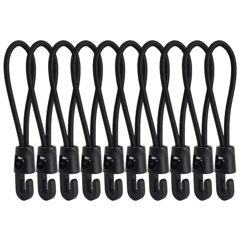 10/15/25Cm Elastic Bungee Cord Set Tied Rope High Elasticity Luggage Straps Rope for Bikes Tie Downs Camping & Cars Cord Tie