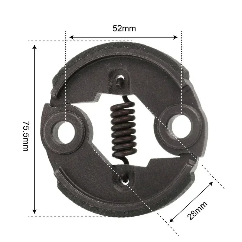 Metal Clutch and Screw Kit for Petrol Brush Cutter Engine 43CC 49CC 52CC