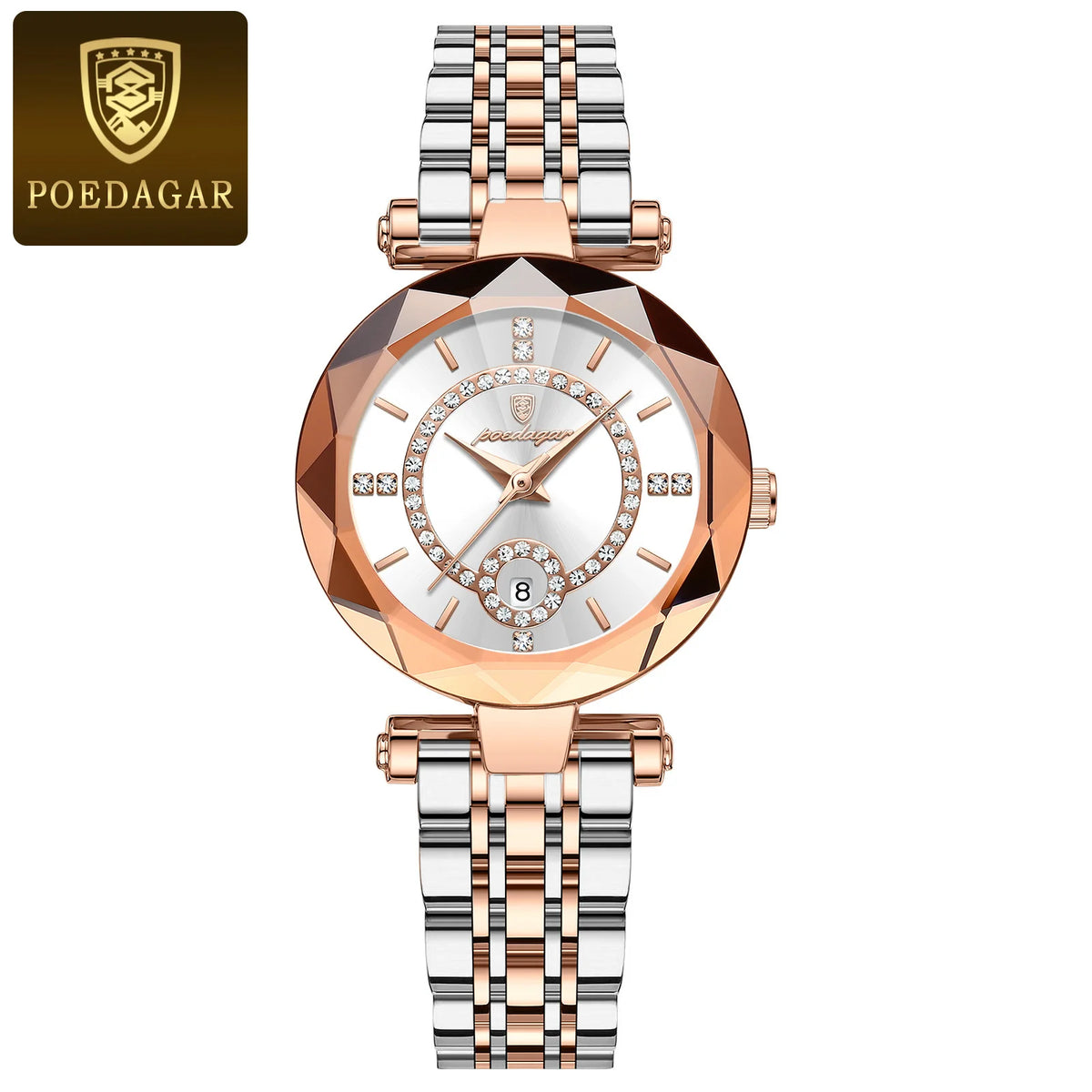 High Quality Exquisite Wristwatch for Woman Waterproof Stainless Steel Date Quartz Ladies Watch Elegant Women'S Watches