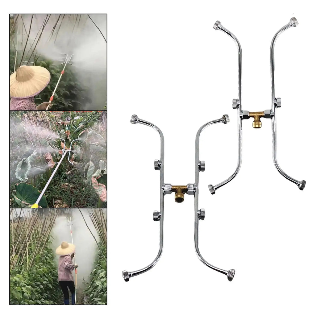 Gardening Spray Head M14*1.5 Thread Adapter Fitting Multi Head Spraying for Watering