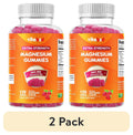 (2 Pack)  Extra Strength Magnesium Gummies, Supports Nerve Health, Bone Health, Muscle Health - 120 Gummies