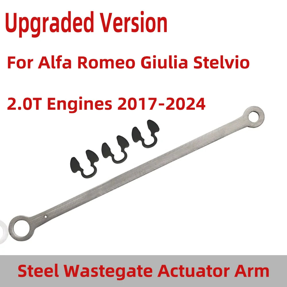 For Alfa Romeo Giulia Stelvio 2.0T Engines 2017-2024 Upgraded Version Steel Wastegate Actuator Arm