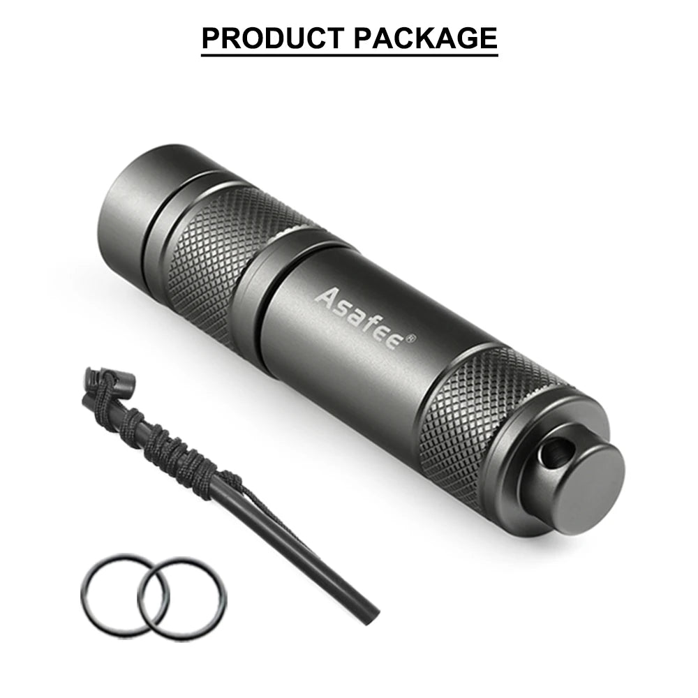 AF11 XPG LED Small Diving Flashlight Waterproof IPX8 Diving Dive Lamp Scuba Backup Diver Torch Light